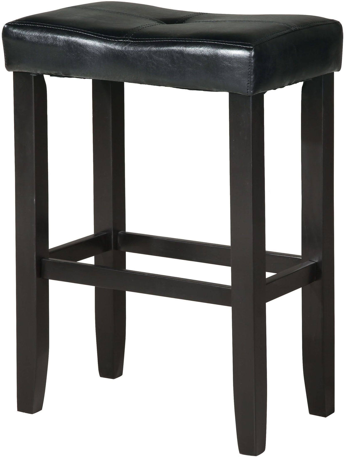 Black Counter Height Stool Set of 2 I105