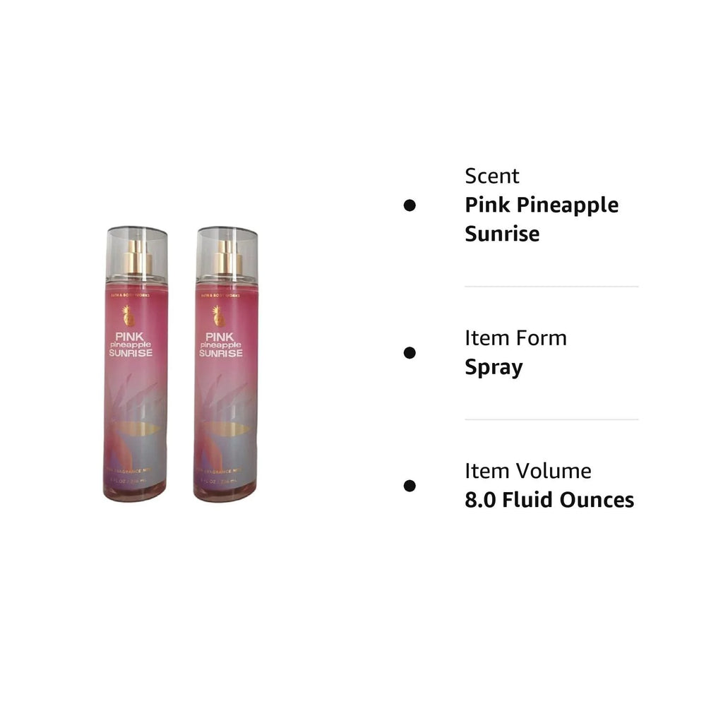 Pink Pineapple Sunrise Fine Fragrance Mist 8 fl oz E510