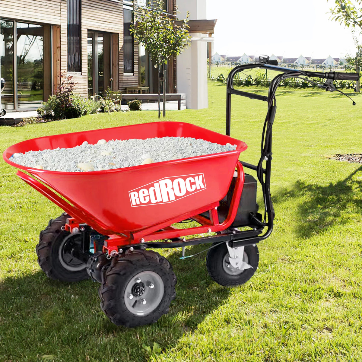 Electric Powered Utility Cart 48V28Ah 500W 500lbs Capacity O952