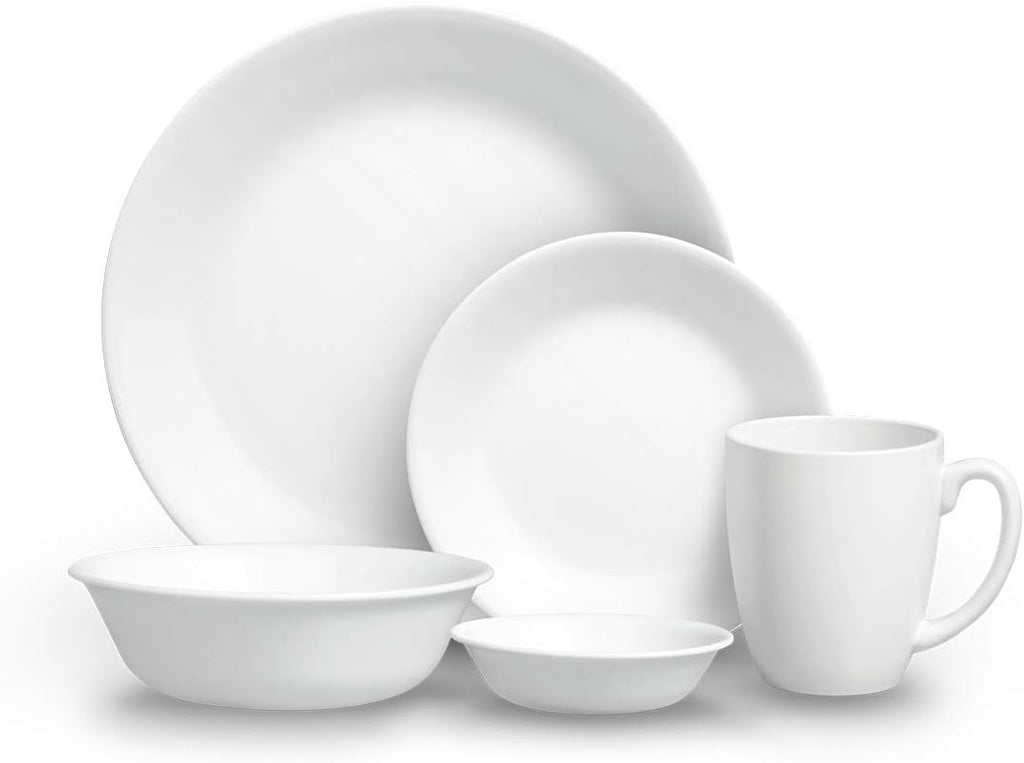 30-Piece White Dinnerware Set J8462