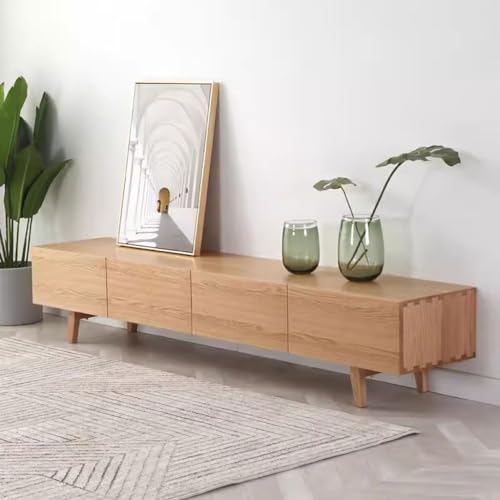 White Oak Cherry Wood Solid Wood TV Cabinet X867893