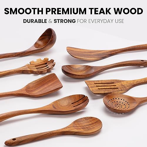 6-Piece Teak Wooden Spoons B113