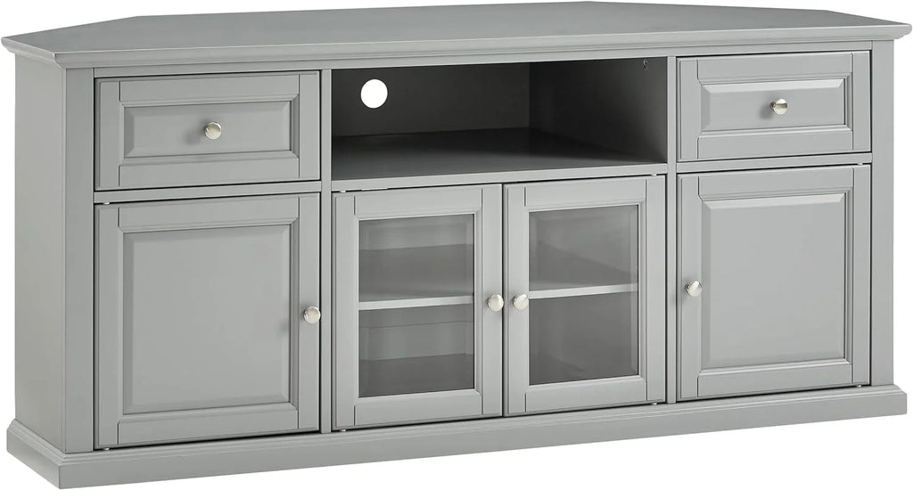 Gray Corner TV Stand K293753
