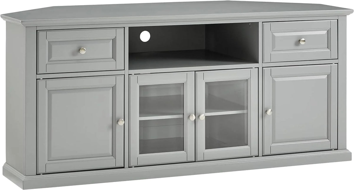 Gray Corner TV Stand K293753