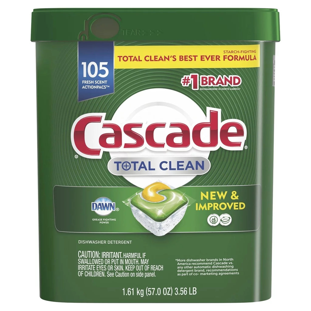 Dishwasher Detergent Pacs Fresh Scent 105 Count I4693