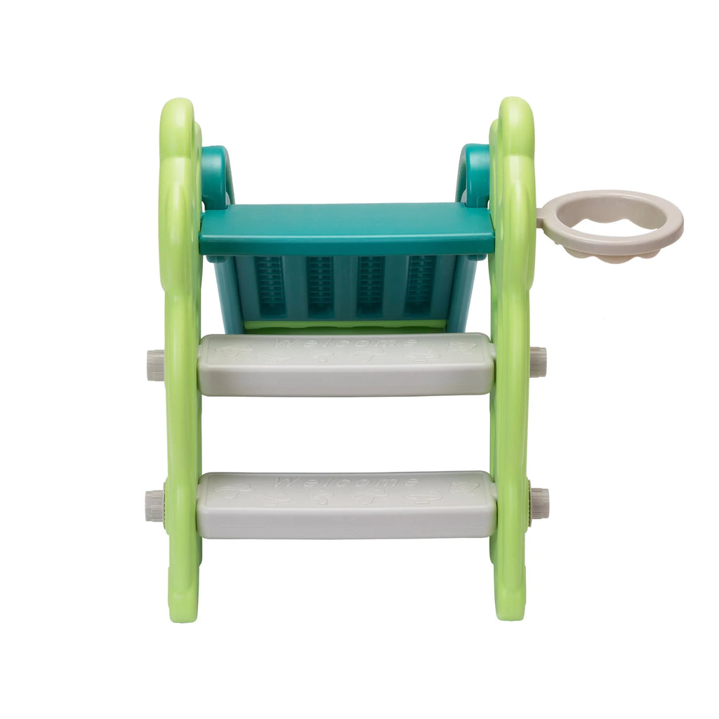 Kids Slide with Basketball Hoop & Ball Q88590