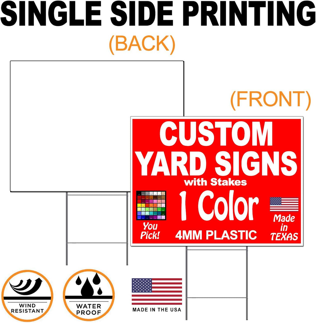 18" x 24" Yard Signs X222238