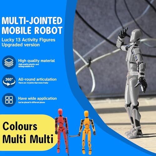 6 Pack 3D Printed Multi-Jointed Movable Action Figure S975789