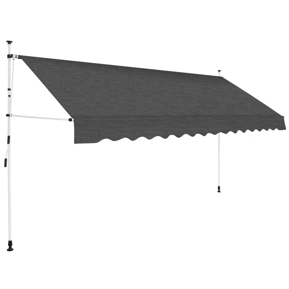 Manual Retractable Awning 137.8" Anthracite G9508