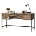 Writing Desk in Salvaged Cabin and Black J673