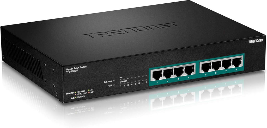 8-Port Gigabit PoE+ Ethernet Network Switch W548339