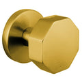 Octagon Knob Brass Passage Door Knobset B8873
