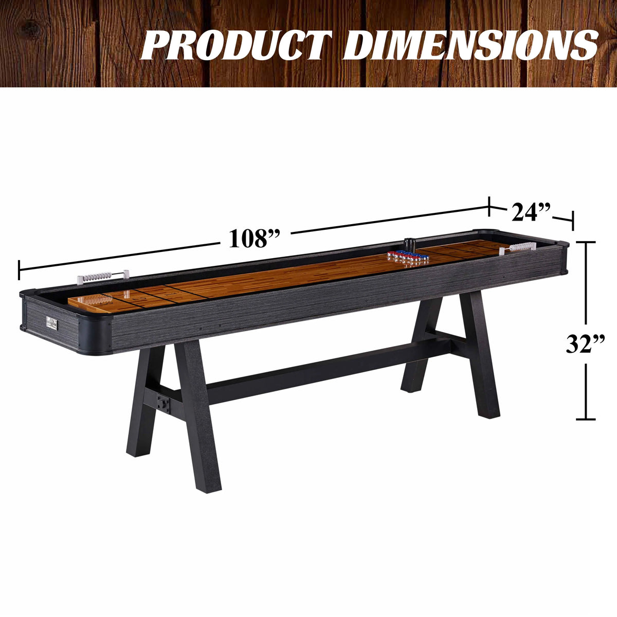 9 ft Shuffleboard Table G931152