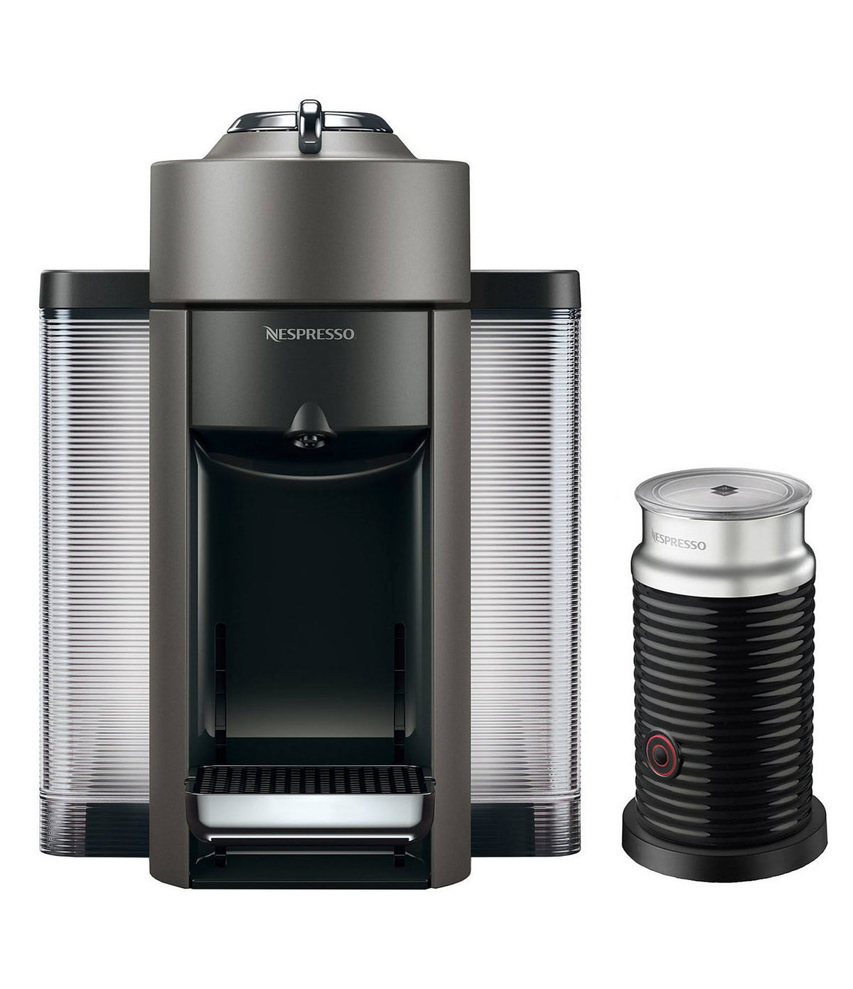 Nespresso Vertuo Coffee and Espresso Machine Bundle with Aeroccino Milk Frother I143