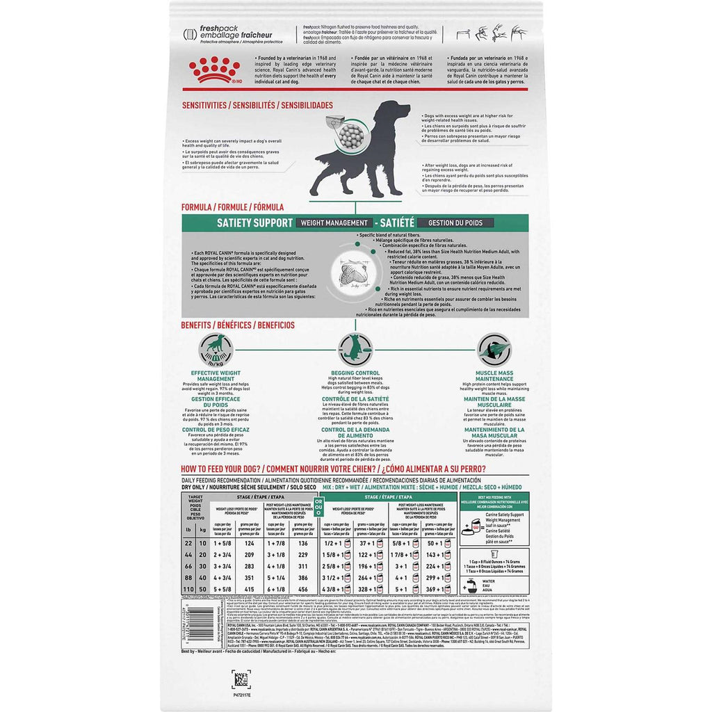 Satiety Support Dry Dog Food G500