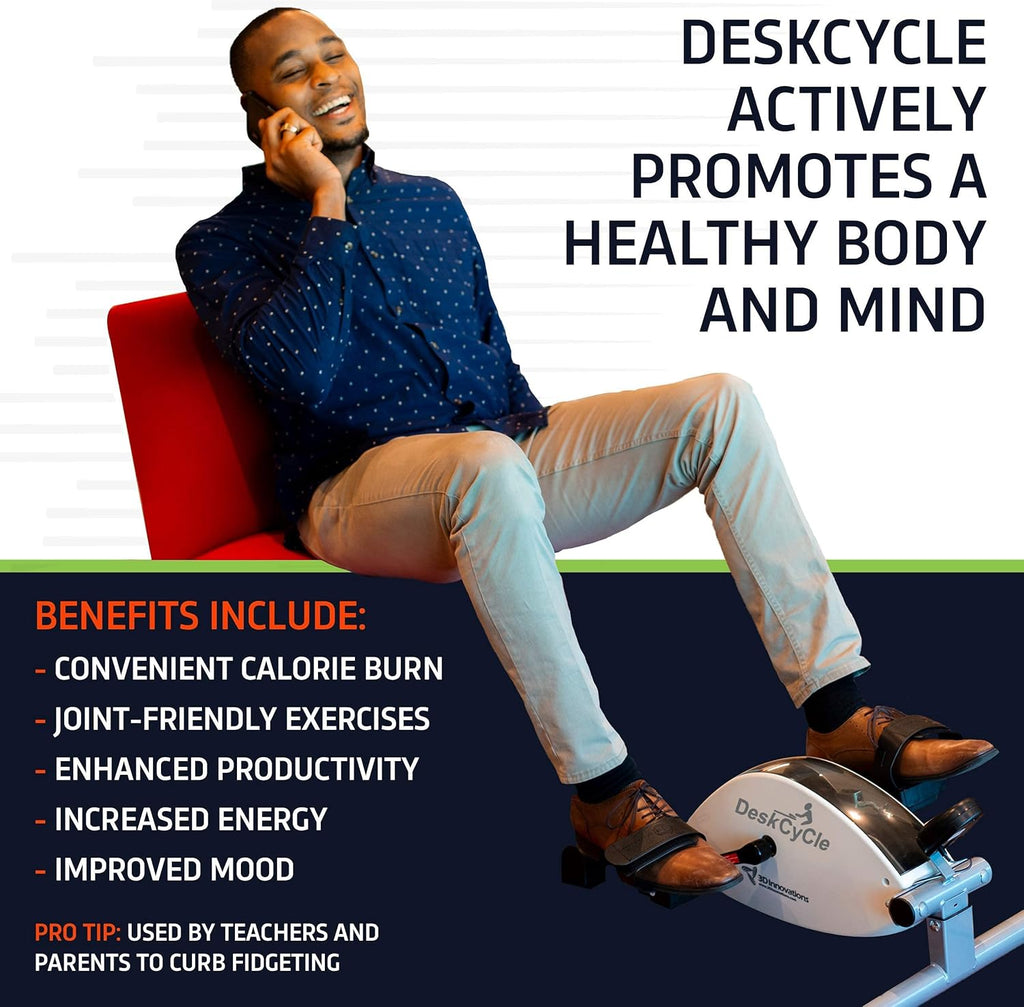 Under Desk Bike Pedal Exerciser with LCD Display L168213