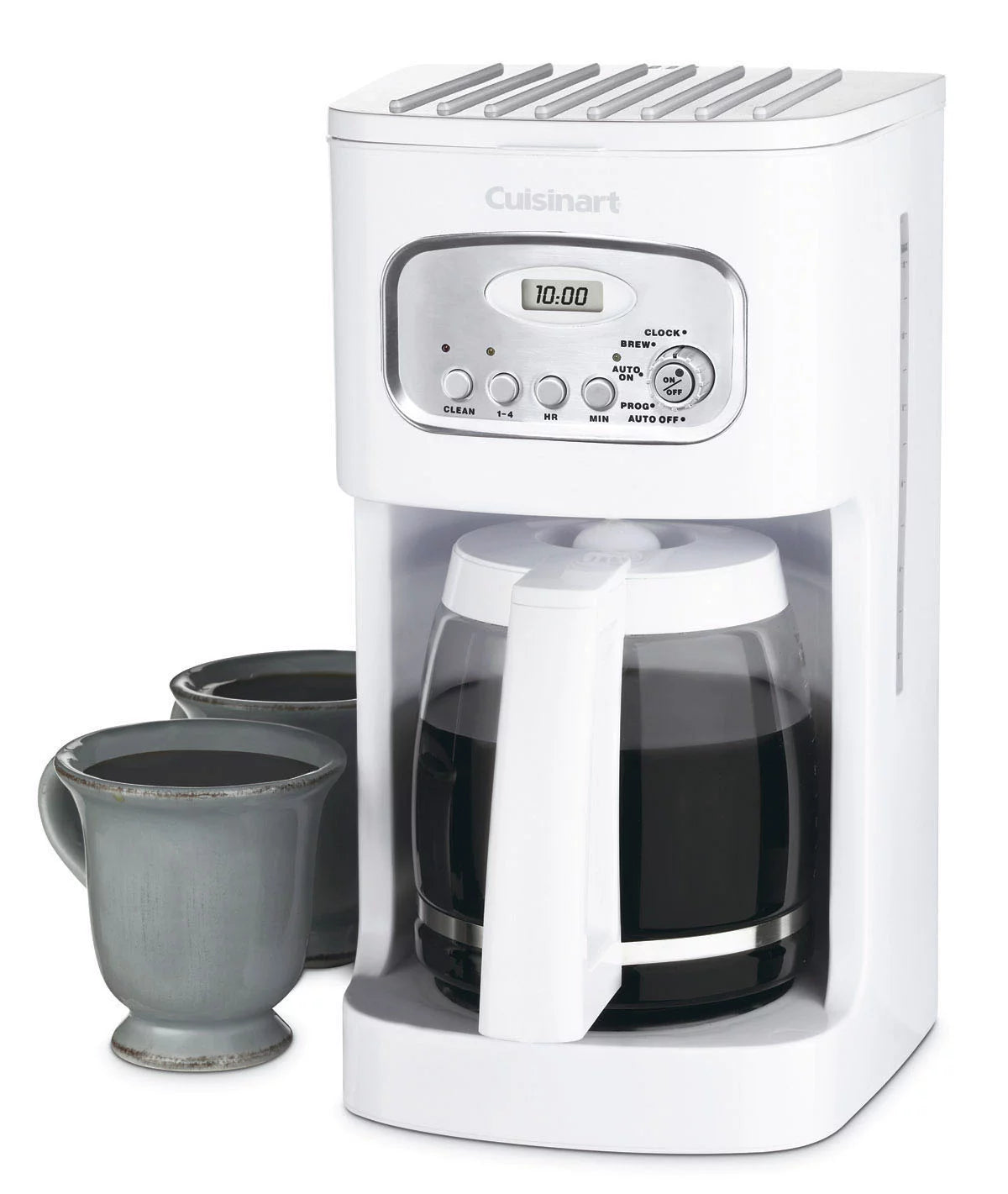 White 12 Cup Programmable Coffeemaker E986