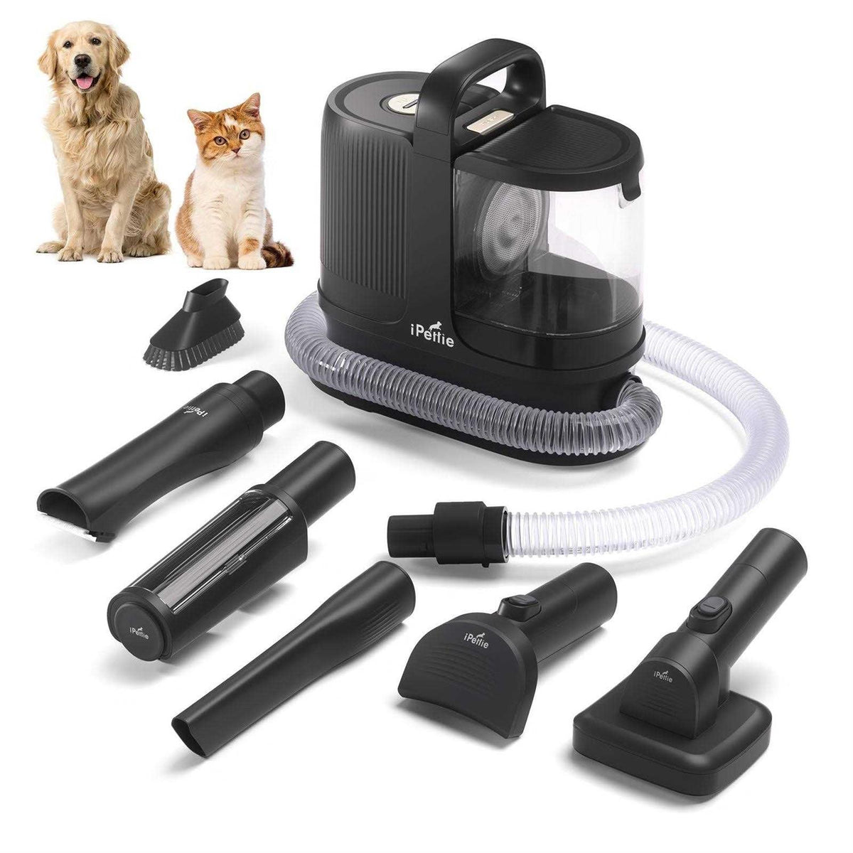 Pet Grooming Vacuum with 6-in 1 Grooming Kit Q556492