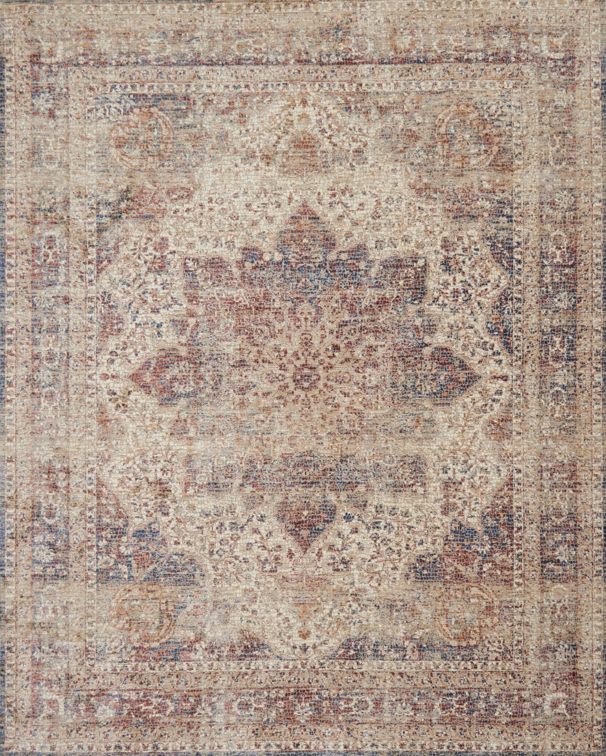 Ivory Red 9'6 x 12'6 Rug K4579