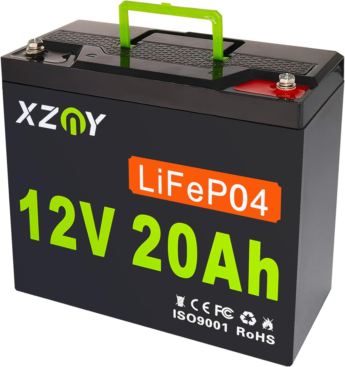 12V 20Ah LiFePO4 Battery with 20A BMS H71556