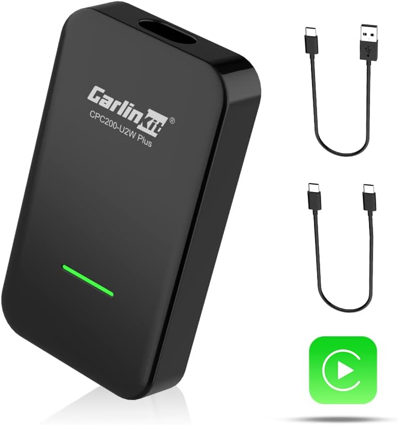 Wireless CarPlay Adapter with 2 USB Cables E394224