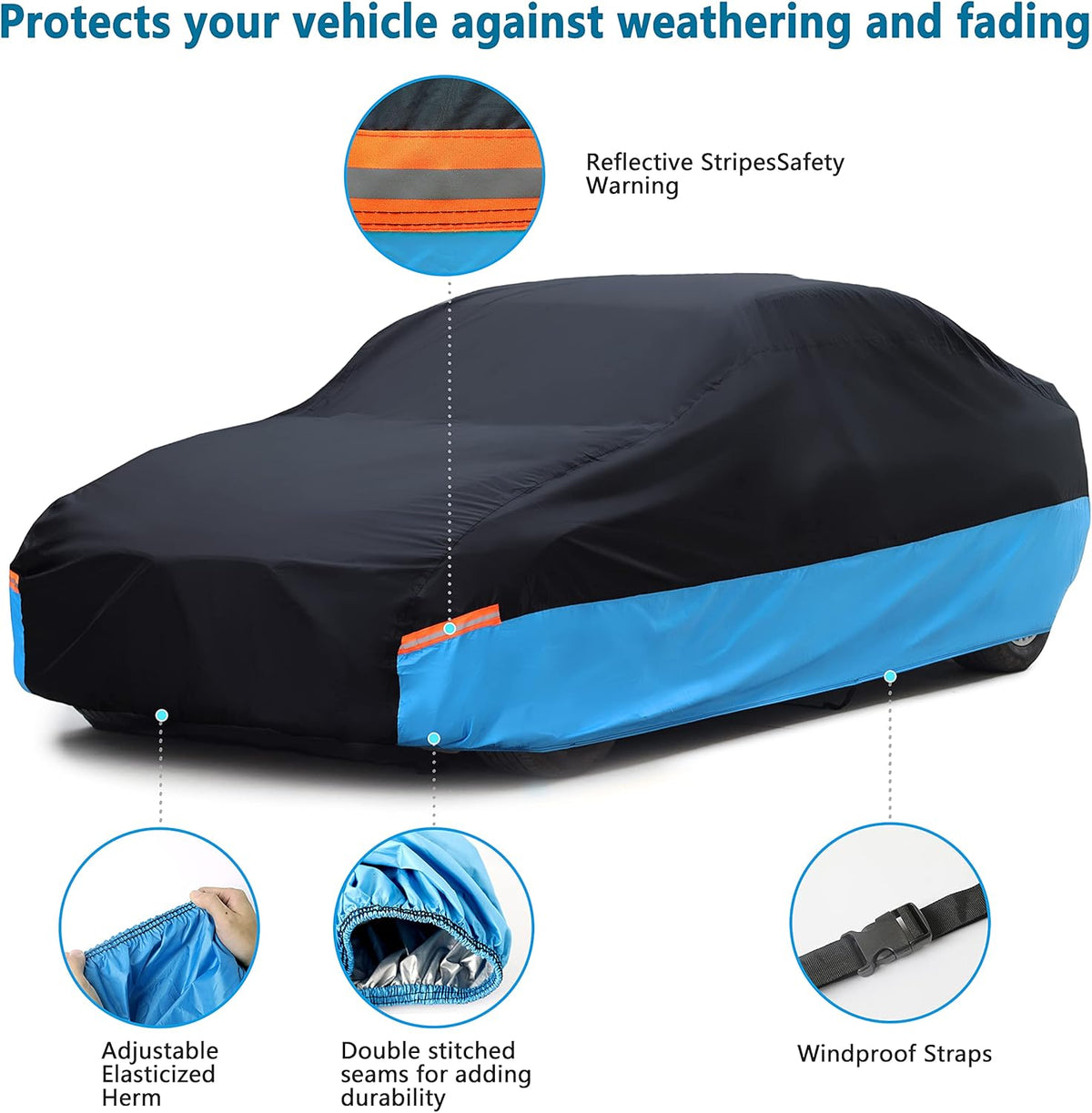 Waterproof All Weather Full Car Cover N597