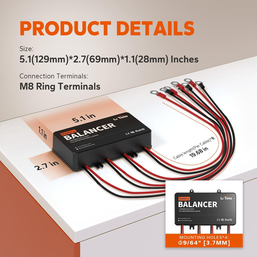 48V Battery Equalizer Active Balancer for LiFePO4 Lithium Battery L656