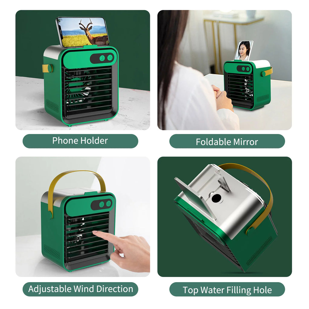 Air Conditioner Fan with Phone Holder 180Ml 3 Speeds W2273