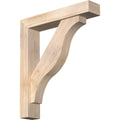 Douglas Fir Smooth Bracket with Offset Brace H49925