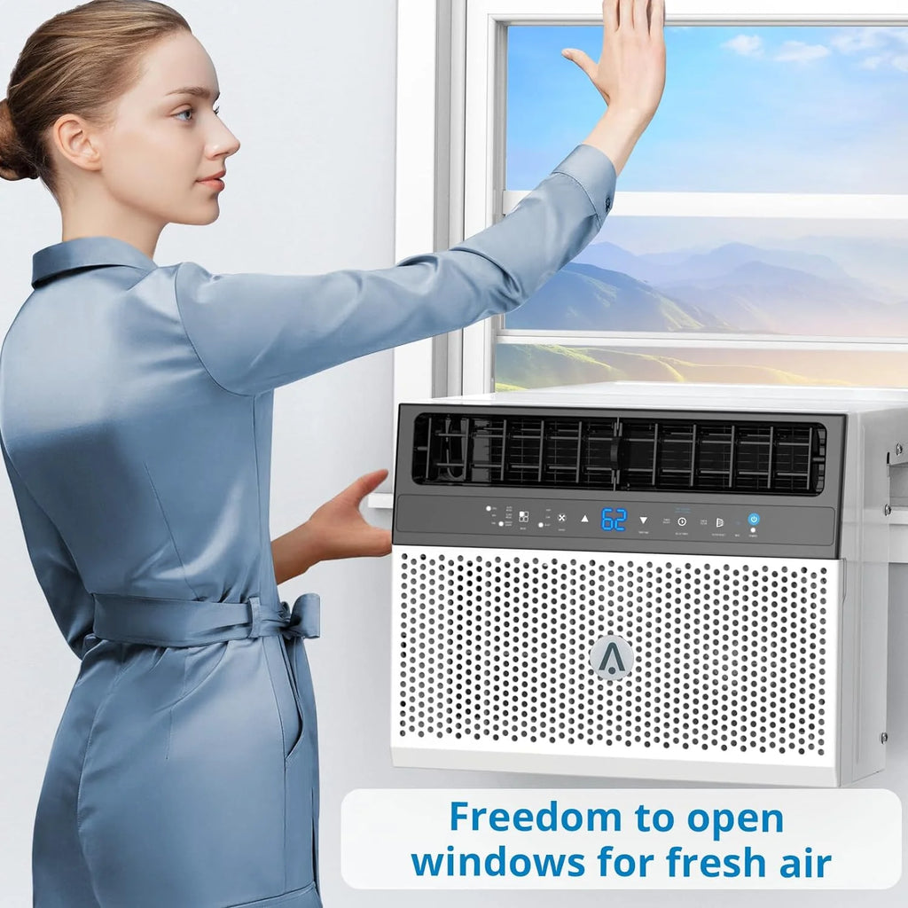 8000 BTU Window Air Conditioner with Remote Control V422541