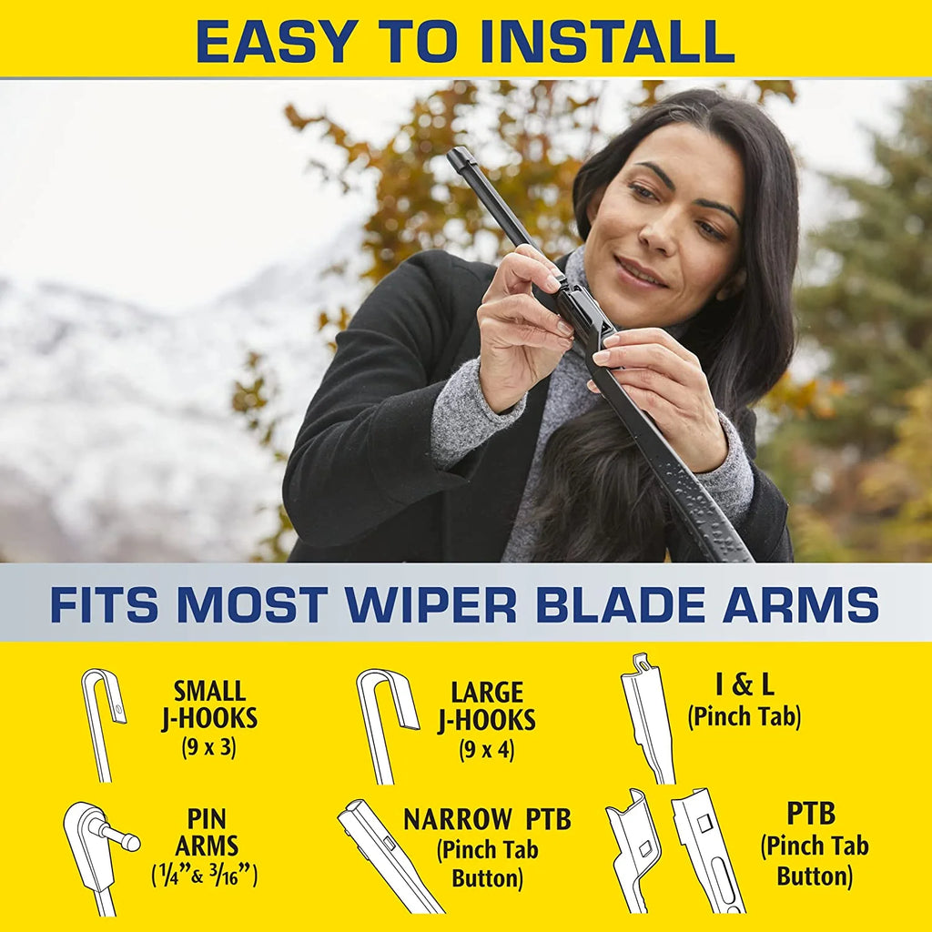 19 2 Pack Water Repellency Wiper Blade P532