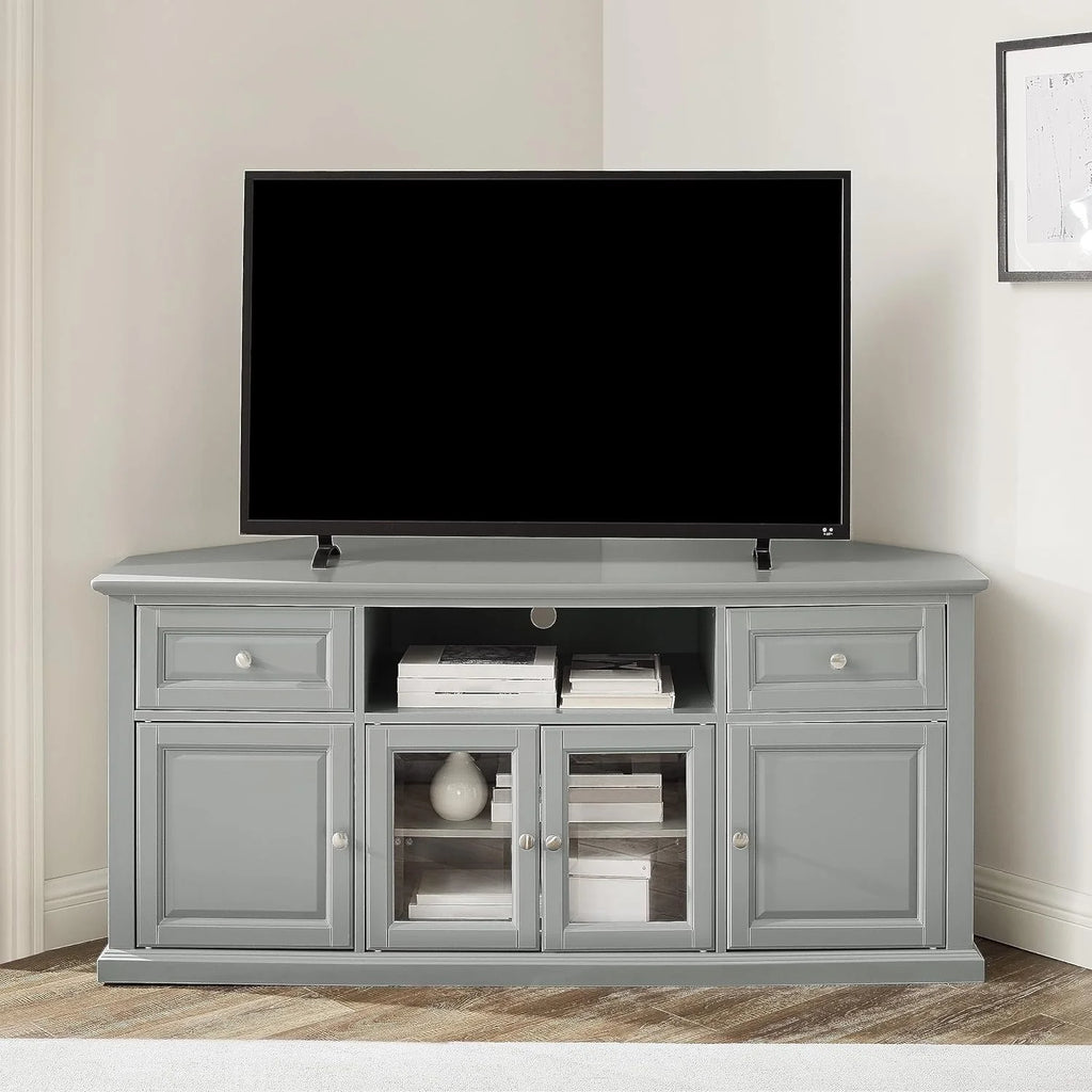 Gray Corner TV Stand K293753