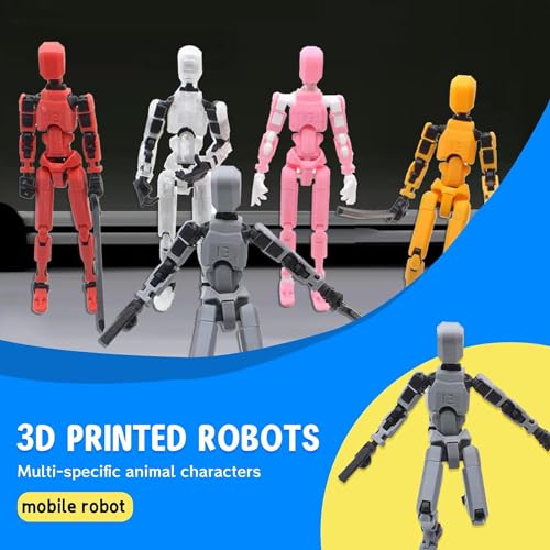 6 Pack 3D Printed Multi-Jointed Movable Action Figure S975789