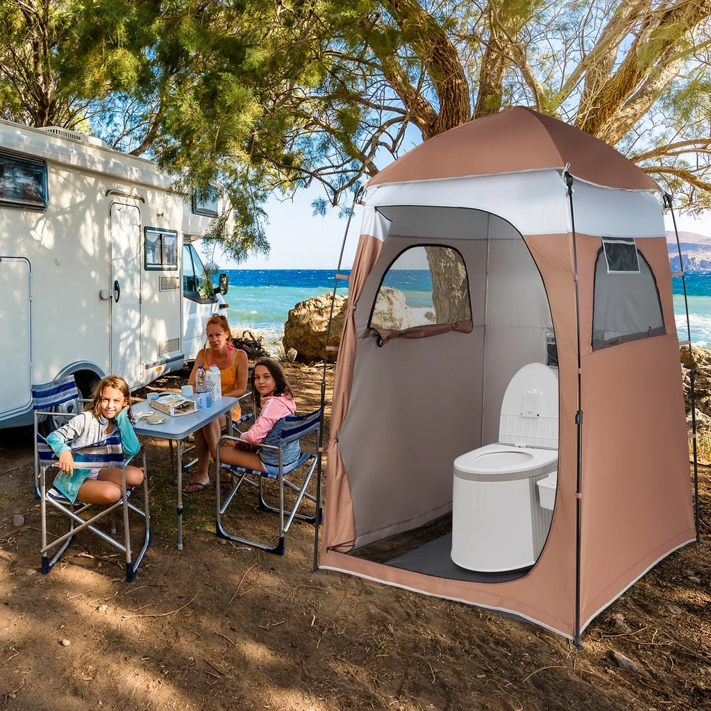 Portable Outdoor Shower Tent Camp Toilet Rain Shelter M15586