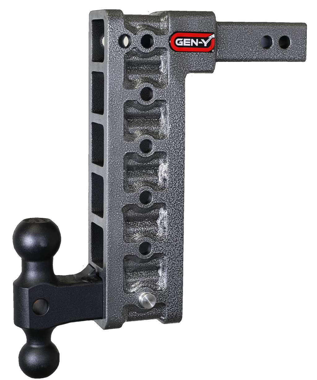 Adjustable 12.5" Drop Hitch with Dual-Ball for 2" Receiver H812129