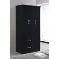 Black 3 Door Armoire W215762