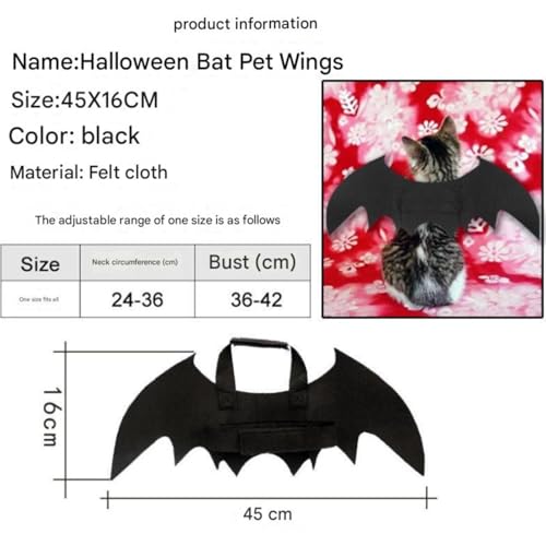 Halloween Pet Costume for Small Dogs & Cats, Lightweight Felt & Polyester, XL F651815