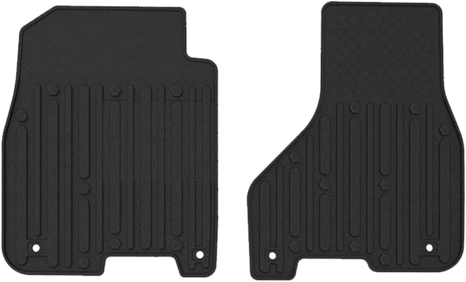 Black Front Row All Weather TPE Floor Mat Set Z8662
