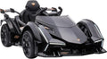 Orange 12V Battery Powered Ride On Toy Car with Parent Remote Control L630991