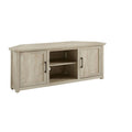 Corner TV Stand Frosted Oak B9316