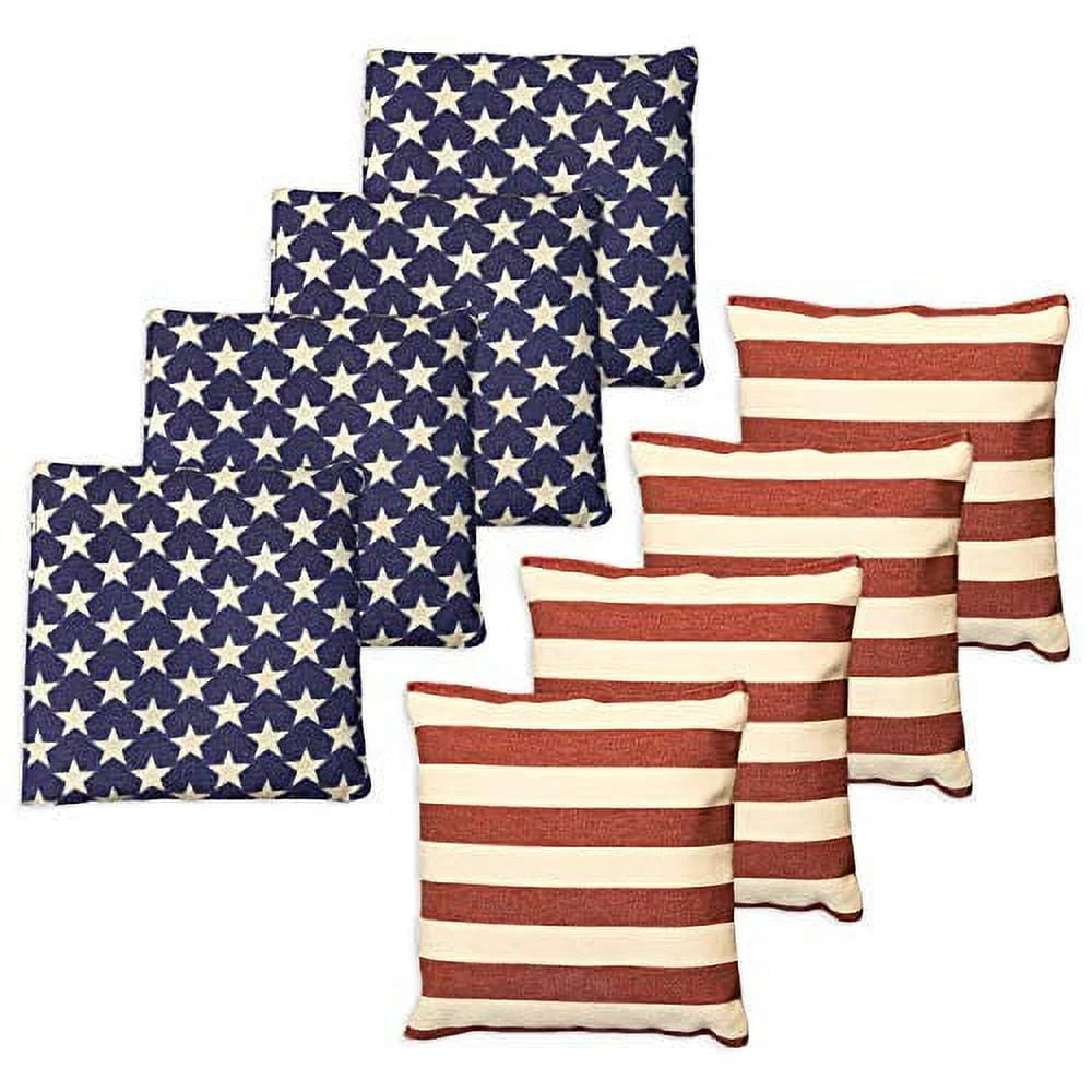 Weather Resistant Duckcloth Cornhole Bags Set of 8 P354769