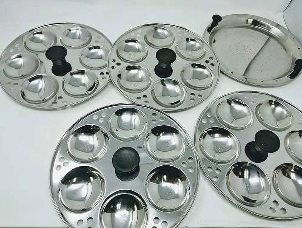 Stainless Steel Idli Cooker with 4-Rack Idly Stand T7023