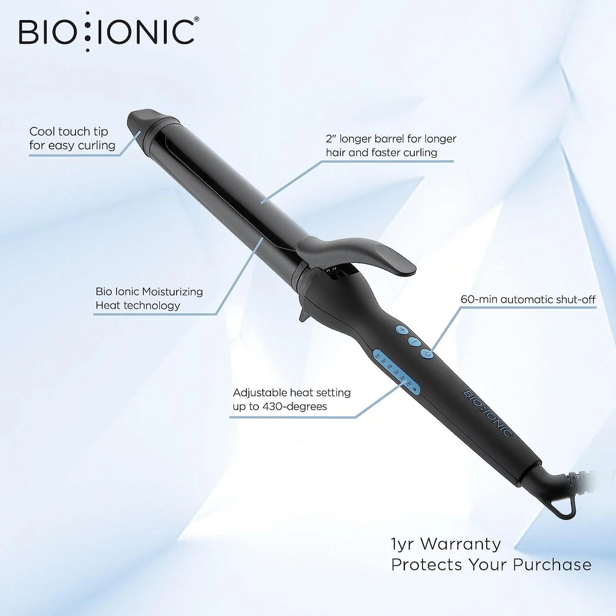 Long Barrel Curling Iron, 1.25 F70757