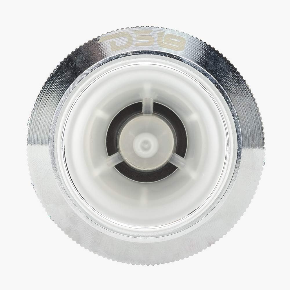 RGB Aluminum Super Bullet Tweeter with Neodymium Magnet, 1" Voice Coil, Polycarbonate Body, 200W Max, 4 Ohms, Pack of 2 L538127