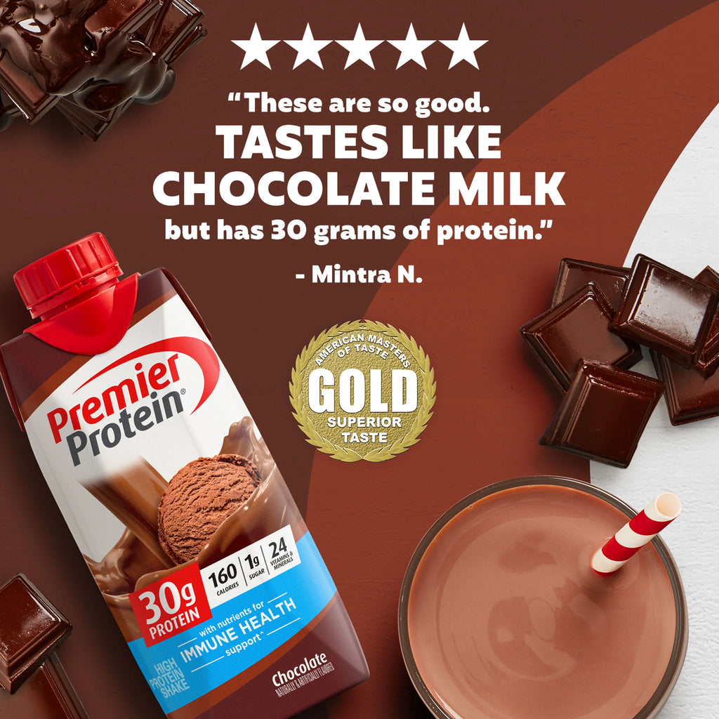 Vanilla Protein Shake, 30g Protein, 11 fl oz, 12 Ct P728286