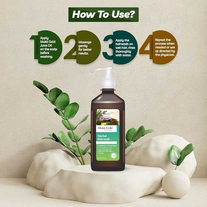 Herbal Hairwash 400 ml and Aloe Vera Gel 125 g B833