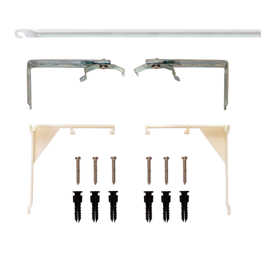 White 43 by 60-Inch Curved Vertical U149033