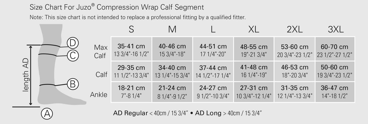 Large Regular Calf Compression Wrap Z862330