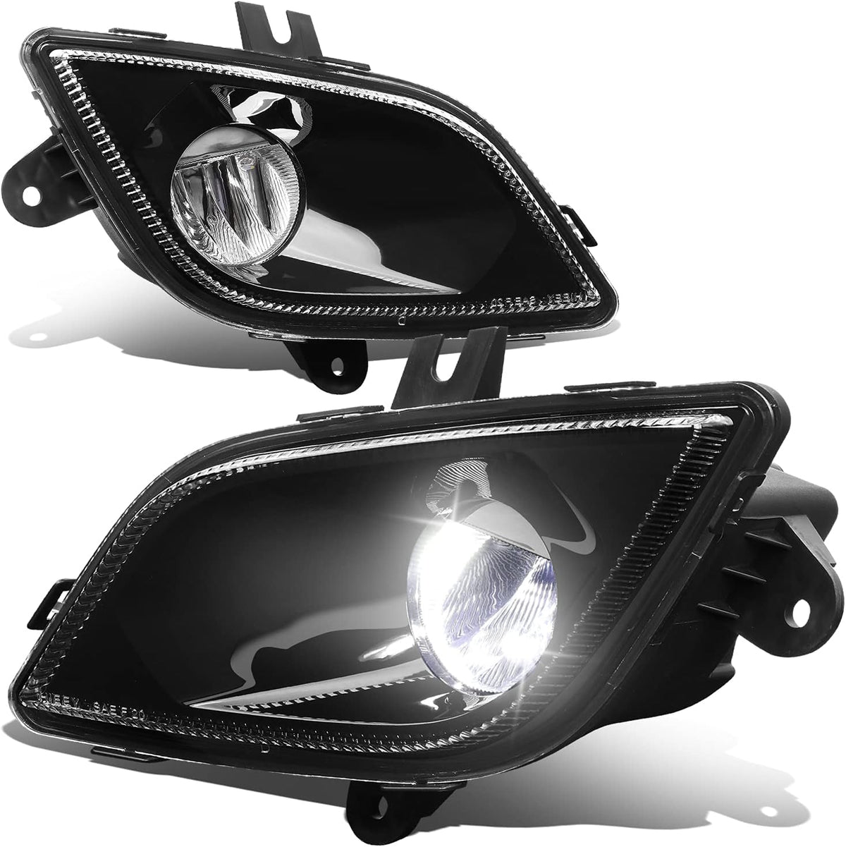 High Power LED Fog Light Lamps Black Housing M980940