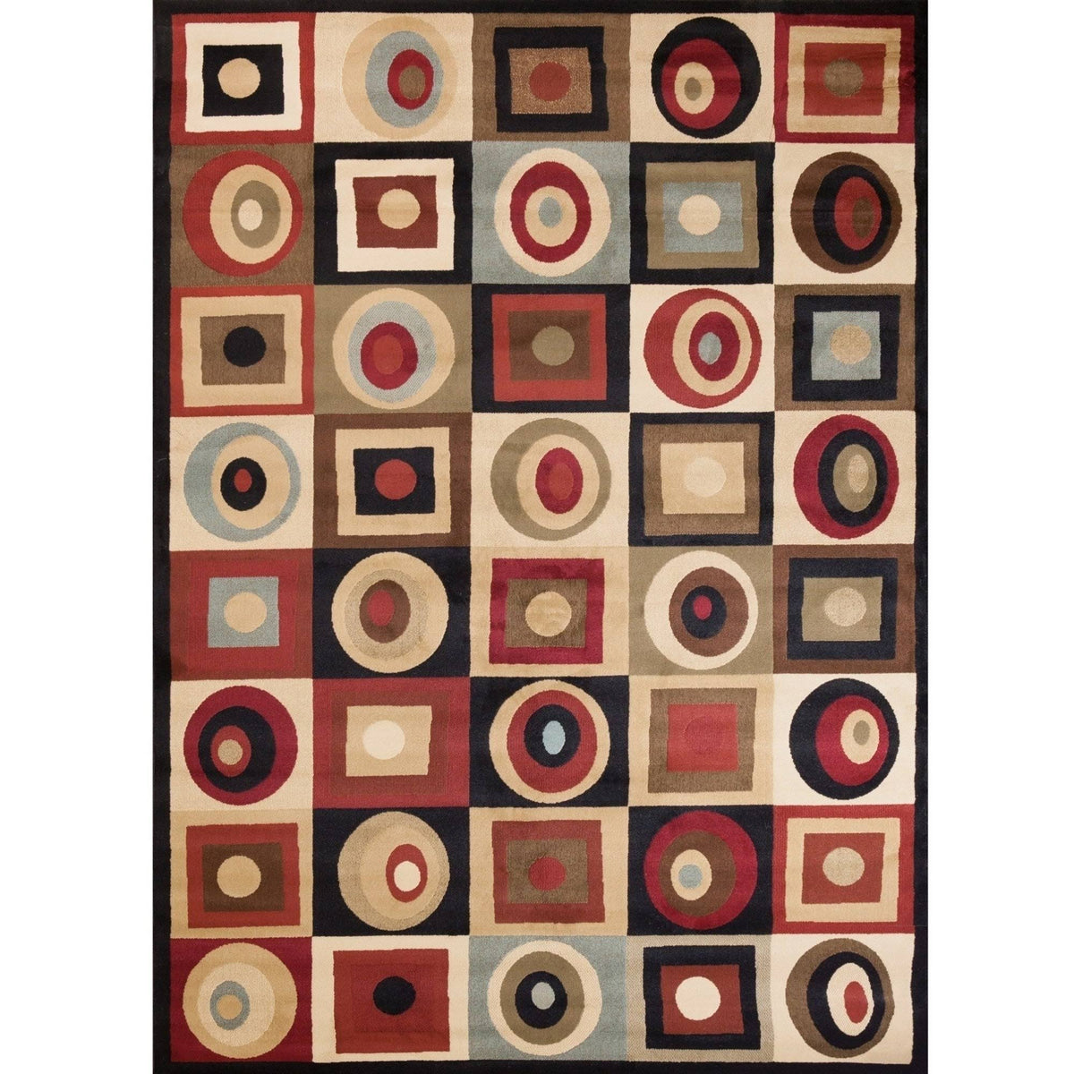Soho Round Squares Tone u0026 Tone Rug Q766059